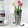 화병 Scandinavische Woonkamer 모델 El Handgemaakte Lichte Luxe Kristallen Glazen Vaas Bloemstuk Decoratieve Waren en Ornamenten