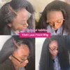 Kinky Straight 13x6 HD Frontal Wig Brazilian Glueless Yaki 13x4 Lace Front Human Hair Wigs for Women Preplucked 39