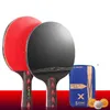 Raquets de tennis de table 5 étoiles formation de raquette de tennis de table tworacket threeracket set ping pong paddle 230821