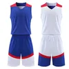 Ensembles de course Personnalisable Hommes Femmes Doubleside Basketball Jersey Sport Kit Vêtements Respirant Réversible Uniformes 230821