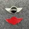 10 stycken bilstyling kolfiber 3D metallklistermärken Emblem Badge för Mini Cooper One S R50 R53 R56 R60 F55 F56 R57 R58 R59 R60