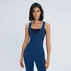 LL Yoga Sport-BHs, figurbetontes Tanktop für Damen, Workout, Fitness, ll-BH-Oberteil, Push-Up, nahtlos, Sport-Tanktop, Unterwäsche, Laufen, Fitnessstudio, Schwarz, DW027, Sportbekleidung, Sportbekleidung