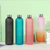 Water Bottles 1 Liter Bottle Motivational Sport Leakproof Drinking Outdoor Travel Gym Fitness Jugs For Kitchen Cups