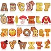 Sewing Notions Tools 26 Pieces Iron Ones 6.5 Cm Letters A To Z Alphabetes Mushroom Pumpkin Shape Diy Motif Embroidered Appliques F Dh0Zb