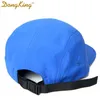 Dongking New 5 Panels Classic Baseball Cap Short Brim Baseball Cap Taslon Splash Proof Fabric Quick Dry Hat Flat Bill Big Size LJ2269K