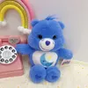 Wholesale cute rainbow Bear plush toys Children's game Playmate Holiday gift doll machine prizes