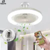 Autre Maison Jardin Ventilateur De Plafond Avec Lumières Télécommande E27 Convertisseur Base 30W Télécommande Intelligente Ventilateur De Plafond Avec Éclairage LED Pour Salon 230821