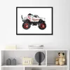 Retro Truck Watercolor Canvas Painting Print Wall Art Toy Car Posters And Prints Child Birthday Gift Nursery Boys Bedroom Living Room Decor No Frame Wo6