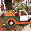 Halloween Dyni -Truck Wreath Force Front Farm Farm Autumn Decoration Dekoracja Dekora