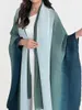여자 트렌치 코트 미야크 주름 윈드 브레이커 재킷 스프링 가을 졸업식 컬러 느슨한 가디건 자켓 드레스 55 인치 벨트