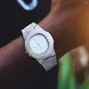 Armbanduhren Herren Uhren Top Eceed Diamond Watch Mechanical Quarz Gold für Frauen Reloj Hombre