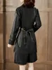 Damen -Lederjacke Chinesische Stil hochwertiger echter Schaffellmantel weiblicher Frühling Herbst Original Jacken Frauen CoUo Legit2023