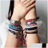 Identification 70 Classic Woven Cotton Friendship Bracelets Stylish Knotted Tassel For Couples Or Close Friends Drop Delivery Jewelry Otucb