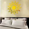 Duvar Çıkartmaları Güneş Ayna Sticker 3D TV Arka Plan Diy Dekor Çıkartma Sanatı Duvar Yatak Odası Banyo Odası Dekorasyon 230822