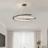 Candeliers Design preto pingente de pingente branco quarto decoração lâmpada de jantar luminárias luminárias led led de lanchonetes