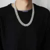 Designer New Trend Setter Cuban Necklace Hip Hop Rap Niche Diamond Encrusted Bully Trampoline Bracelet