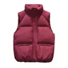Women's Vests ZXRYXGS Jacket Cotton Vest 2023 Autumn Winter Korean Thickened Standing Collar Warm Sleeveless Coat