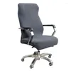 Chair Covers 1pc Waterproof Office Cover Pu Leather Computer Solid Color Seat Protector Case Home Decor