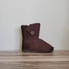 Ultra Mini Boot Designer Woman Platform Snow Boots Australia Fur Warm Shoes Real Leather Chestnut Ankle Fluffy Booties For Women Antelope brown colour 36-41