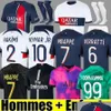 Joga strój Maillot de Foot Soccer koszulki 18 19 20 21 22 23 24 2023 2024 MBAPPE Hakimi koszulki Mężczyzn Kids Hommes Enfants Verratti Marqu Dh2ow