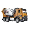 Diecast Modelo 1 30 Alloy Mixer Truck Toy Car para crianças de cimento de concreto Toys de engenharia de veículos de engenharia Presente 230821