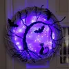 Other Event Party Supplies White Pumpkin Buttercup Halloween Decoration Door Wreath Ghost Trick or Treat Pendants Window Door Hanging Garden Porch Yard 230821