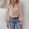 Женские танки Элегантная V Neck с отличными рукавами Tee Tee для женщин с коротким рукавом рождественский топ высотой высотой