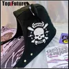 Beanie/Skull Caps Harajuku Gothic Lolita Danger Zone devil Ear Hat Women Punk Subculture Spice Girl Beanie Hat Female Y2K Girls Accessories Cap 230822