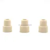 Rubberen stop voor reagens fles witte omgekeerde omgekeerde hoes geperforeerde bung sluiting plug afgesloten deksel 15/18 mm 50 stks/pakket