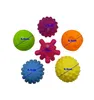 Juego de 6 unidades de bolas múltiples texturizadas para desarrollar el juguete de los sentidos táctiles del bebé, pelota de mano táctil, pelota de entrenamiento para bebé, pelota suave de masaje