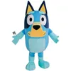 O traje de mascote de cachorro de bingo roupa de caráter de desenho de desenho animado Atraente Plan Gift de aniversário 352L