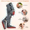 Leg Massagers Compression Foot Leg Massager Air Compression Massager with Heat Gifts for Family Friends Colleagues Help with Edema Varicose 230822