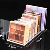 Storage Boxes Bins Acrylic Compact Eyeshadow Palette Organizer display Tray Box Cosmetics Rack Makeup Tools Holder Drawer 7 Grids 230821
