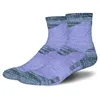 Calzini sportivi inverno unisex cotone calda sci caldo corsa ciclismo ciclistica escursionistica 2pairs/lotto uomo donna