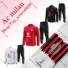 23 24 AC MILANS RATO TUTA MAGLIA TREINAMENTO DE TREINAMENTO CAMISETA MENS MONOS E CRIANÇAS UOMO CALCO SQUIGE JOGGING HOMEN