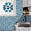 Wall Stickers 10pcs Morocco Style Tiles Sticker Kitchen Backsplash Wardrobe Bathroom Decor Peel Stick Waterproof Art Decals 230822