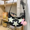 Sacs de soirée japonais mignon filles épaule sac à bandoulière pentagramme mode messager étudiants Simple Nylon manuel école