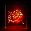 Bada Bing Sexy nacktes Mädchen exotische neue Schnitzschilder Bar LED NEON SCHLECHT