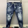 2022 Nya ankomster D2 Mens Luxury Designer Denim Jeans Holes Byxor Dsquare Jeans Coolguy Biker Pants Herrkläder 2#99826287Y