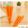 Ballpoint Pens Wholesale Cute Black Refill Neutral Pen Stationery Korean Personalized Signature Gel Student Carrot Water-Based 9Q3D3 Oti5H