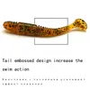 Baits Lures T Tail Grub Worm VibrotailTiogaRubberSoft Lure Shad 50pc SiliconeFakeCarpArtificial Bait For Fishing Swimbait Winter 230821