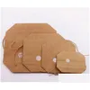 Gift Wrap Rice Paper Bag Tea Packaging Cardboard S Kraft Bags Food Storage Standing Packing Lx0043 Drop Delivery Home Garden Festive P Dhku1