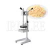 Vertikal manuell pommes frites Cutter Machine Potato Slicer Chip Cutter med 3 blad Vegetabilisk fruktskärare Köksverktyg