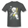 Camicie da uomo D.Gray Man Hallow Allen Walker Anime 2023 T-shirt Exorcist Oversize Cotton for Men