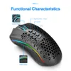 Mice REDRAGON Storm Pro M808KS RGB USB 24G Wireless Gaming Mouse 16000 DPI Programmable ergonomic for Computer gamer laptop PC 230821