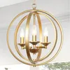 Kroonluchters Amerikaans land retro ijzer industriële bal kroonluchter huisdecoratie slaapkamer woonkamer eetkamer kleding winkel droping lamp