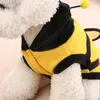 Hondenkleding schattig comfotable kat puppy bijen kleding huisdier kleding hoodie jas kostuum