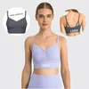 Outfit da yoga Design femminile Front Scrunch traspirante Push Up Reggiseno Sport 2023 Summer Pull on Closure Shock Proof Allenamento