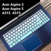 Capa para teclado Acer Acer Aspire 3 Aspire 5 A315 A515 TMP214-52 3P50 ryzen 3 Protetor de teclado de silicone macio 15,6''