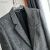 남자 정장 RT0918 패션 코트 재킷 2023 활주로 고급 유럽 디자인 파티 스타일 의류